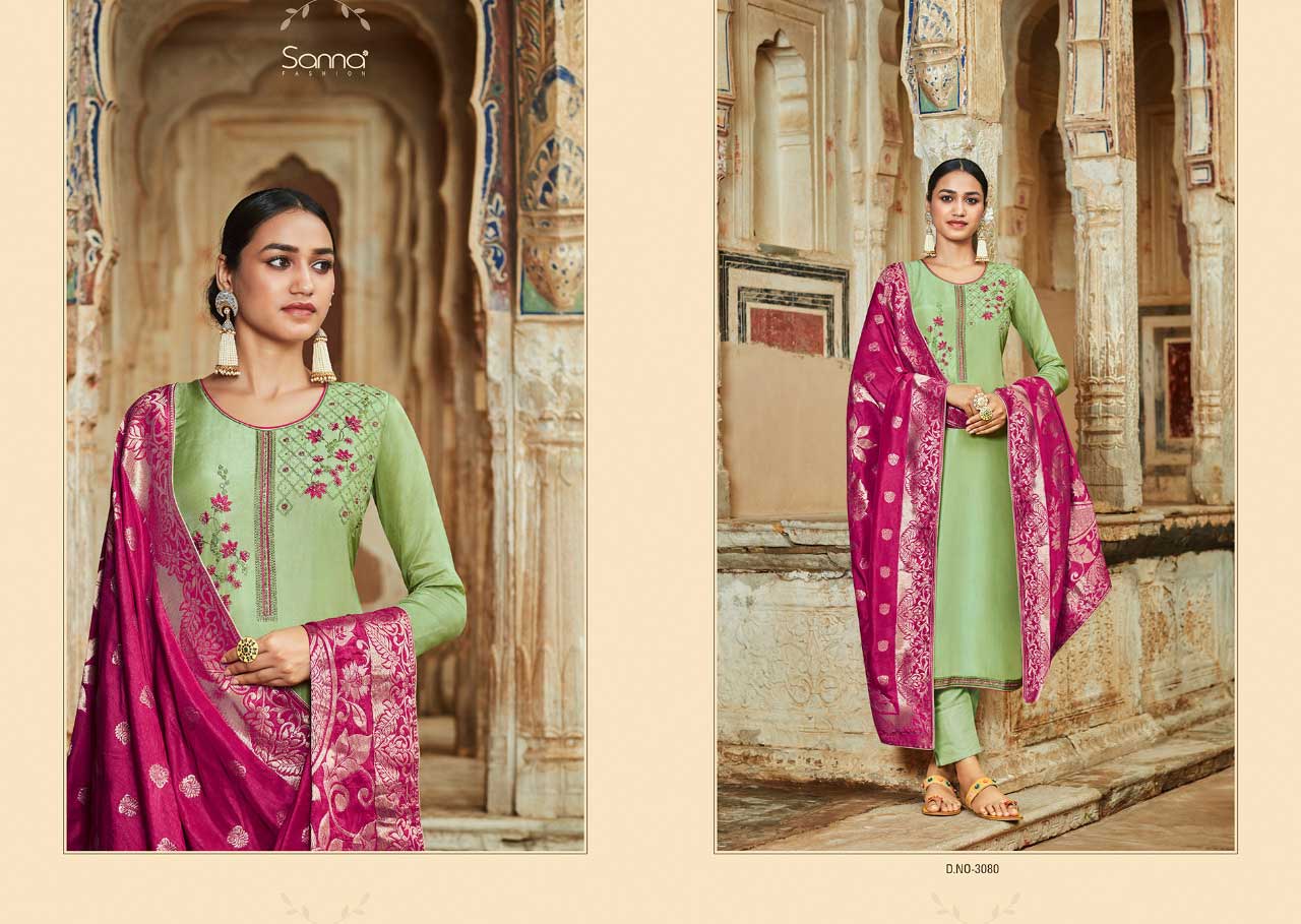 Sanna Silk Jacquard Premium Collection Of Salwar Suit Sanna Silk Jacquard Premium Collection Of Salwar Suit